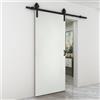 Leroy Merlin Porta scorrevole reversibile Oxford neve in mdf bianco, L 93 x H 212 cm, con binario Rodeo