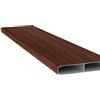 Alba Doga per pannelli ALBA Maia noce in alluminio H 12.5 x L 148 cm x Sp 20 mm, 4 pezzi