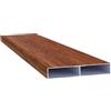 Alba Doga per pannelli ALBA Maia aperta rovere dorato in alluminio H 12 x L 148 cm x Sp 20 mm, 4 pezzi