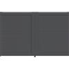 Alba Cancello automatico battente Maia120 ALBA Close in alluminio grigio antracite, apertura centrale, L 350 x H 160 cm