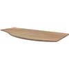 BADEN HAUS Top per lavabo Vague BADEN HAUS L 103 x H 1.6 x P 51 cm in legno, rovere tabacco stratificato, sx