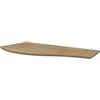 BADEN HAUS Top per lavabo Vague BADEN HAUS L 103 x H 1.6 x P 51 cm in legno, rovere tabacco stratificato, dx