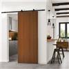 Leroy Merlin Porta scorrevole reversibile Schubert in mdf marrone, L 93 x H 212 cm, con binario Retro