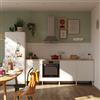 DELINIA Cucina in kit DELINIA Eleki bianco 4 basi L 240 cm