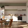DELINIA Cucina in kit DELINIA Eleki bianco 5 basi e 5 pensili L 300 cm
