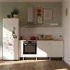 DELINIA Cucina in kit DELINIA Eleki bianco 4 basi L 200 cm