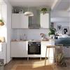 DELINIA Cucina in kit DELINIA Eleki bianco 3 basi e 2 pensili L 180 cm
