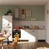 DELINIA Cucina in kit DELINIA Eleki bianco 3 basi L 240 cm