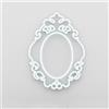 CANDYSHOCK Applique LED glamour Mirror bianco IP20, con regolazione di temperatura 50 lumen, CANDYSHOCK