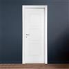 Leroy Merlin Porta interna a battente Cadrel in legno colore bianco, L 60 x H 210 cm, apertura a destra
