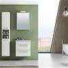 Leroy Merlin Mobile bagno sospeso con lavabo Giò L 61 x H 61.5 x P 40 cm Aralie 2 cassetti per vasca centrale