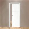 Leroy Merlin Porta interna scorrevole Elegance in legno colore bianco, L 80 x H 210 cm, apertura reversibile