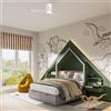 MANTRA Ventilatore da soffitto LED Nemo bianco, ø 72 cm silenzioso con telecomando MANTRA