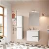 Leroy Merlin Colonna per mobile bagno Eva 2 ante P 33.5 x L 31.5 x H 138 cm bianco e rovere grigio