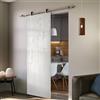 Leroy Merlin Porta scorrevole reversibile Barn bianco in alluminio bianco, L 86 x H 215 cm, con binario Toledo