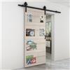 Leroy Merlin Porta scorrevole reversibile Storage in alluminio bianco, L 96 x H 215 cm, con binario Rodeo