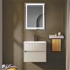 Leroy Merlin Mobile bagno sospeso con lavabo sabbia 2 cassetti per vasca centrale Niwa