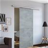 Leroy Merlin Porta scorrevole reversibile Cemento in mdf grigio, L 92.5 x H 211.5 cm, con binario Belem