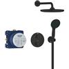 Grohe Kit incasso doccia GROHE Precision Thermostat Vitalio Start 250 nero