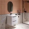 VISOBATH Mobile da bagno sospeso sotto lavabo L 60 x H 55 x P 39.5 cm bianco laccato opaco, 2 cassetti VISOBATH Mia