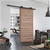 Leroy Merlin Porta scorrevole reversibile Foret in mdf marrone, L 92.5 x H 211.5 cm, con binario Indus