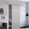 Leroy Merlin Porta scorrevole reversibile Corn in mdf grigio, L 92.5 x H 211.5 cm, con binario Belem