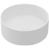 Leroy Merlin Lavabo da appoggio Kros tondo in ceramica bianco opaco piletta non inclusa