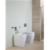Leroy Merlin Coppia sanitari scarico a pavimento e a parete Casual T design lucido WC: P 54 x L 37 x H 50 cm, bidet: P 54 x L 37 x H 50 cm