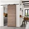 Leroy Merlin Porta scorrevole reversibile Foret in mdf marrone, L 92.5 x H 211.5 cm, con binario Retro