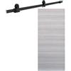 Leroy Merlin Porta scorrevole reversibile Corn in mdf grigio, L 92.5 x H 211.5 cm, con binario Indus