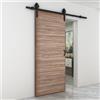 Leroy Merlin Porta scorrevole reversibile Foret in mdf marrone, L 92.5 x H 211.5 cm, con binario Rodeo