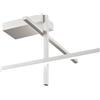 NOVECENTO Plafoniera LED Trinidad bianco IP20 cct da bianco caldo a bianco freddo con regolazione di temperatura, 1050 lumen NOVECENTO