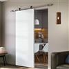 Leroy Merlin Porta scorrevole reversibile Milk in mdf bianco, L 92.5 x H 211.5 cm, con binario Toledo