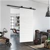Leroy Merlin Porta scorrevole reversibile Sablé in mdf marrone, L 92.5 x H 211.5 cm, con binario Indus