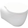 GALASSIA HOME Vaso WC sospeso ergo opaco, sedile escluso P 51 x L 36.5 cm bianco
