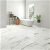 CERAMIN SPC da incollare per pavimento e rivestimento effetto marmo bianco Sp 3 mm CERAMIN Carrara 3.7 m²
