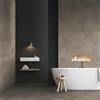 CERAMIN SPC da incollare per pavimento e rivestimento effetto calcestruzzo marrone medio Sp 3 mm CERAMIN Mid 3.7 m²