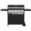 Leroy Merlin Barbecue a gas C700 7 bruciatori con fornello laterale extra