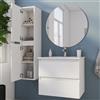 SENSEA Colonna per mobile bagno Essential SENSEA 2 ante P 28.6 x L 27.3 x H 119.5 cm bianco truciolare