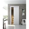 Leroy Merlin Porta interna scorrevole Pisa in legno di abete colore bianco, L 70 x H 210 cm, apertura reversibile