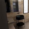 Leroy Merlin Mobile da bagno a terra sotto lavabo L 51.6 x H 70.5 x P 28.5 cm nero opaco, Consolle