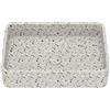 IDRO BRIC Lavabo da appoggio IDRO BRIC rettangolare in pietra L 50 x H 12 x P 32.5 cm beige piletta inclusa