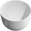 IDRO BRIC Lavabo da appoggio Hill IDRO BRIC tondo in ceramica bianco piletta non inclusa