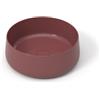 OLYMPIA CERAMICA Lavabo da appoggio Wave OLYMPIA CERAMICA tondo 40cm in ceramica rosso piletta non inclusa