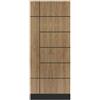 Leroy Merlin Pannello per porta d'ingresso P200 pellicolato pvc marrone L 92 x H 210.5 cm, Sp 6 mm apertura sinistra