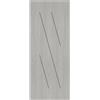 Leroy Merlin Pannello per porta d'ingresso P348 pellicolato pvc noce L 92 x H 210.5 cm, Sp 6 mm apertura destra