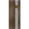 Leroy Merlin Pannello per porta d'ingresso P390 pellicolato pvc marrone L 92 x H 210.5 cm, Sp 6 mm apertura sinistra
