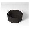 OLYMPIA CERAMICA Lavabo da appoggio Open OLYMPIA CERAMICA tondo 40cm in ceramica nero opaco