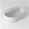 OLYMPIA CERAMICA Lavabo da appoggio con foro per rubinetteria OLYMPIA CERAMICA ovale in ceramica L 60 x H 17 x P 40 cm bianco