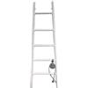 Leroy Merlin Termoarredo elettrico a fluido SCALETTA 250 W bianco lucido L 48 x H 139 x P 5 cm